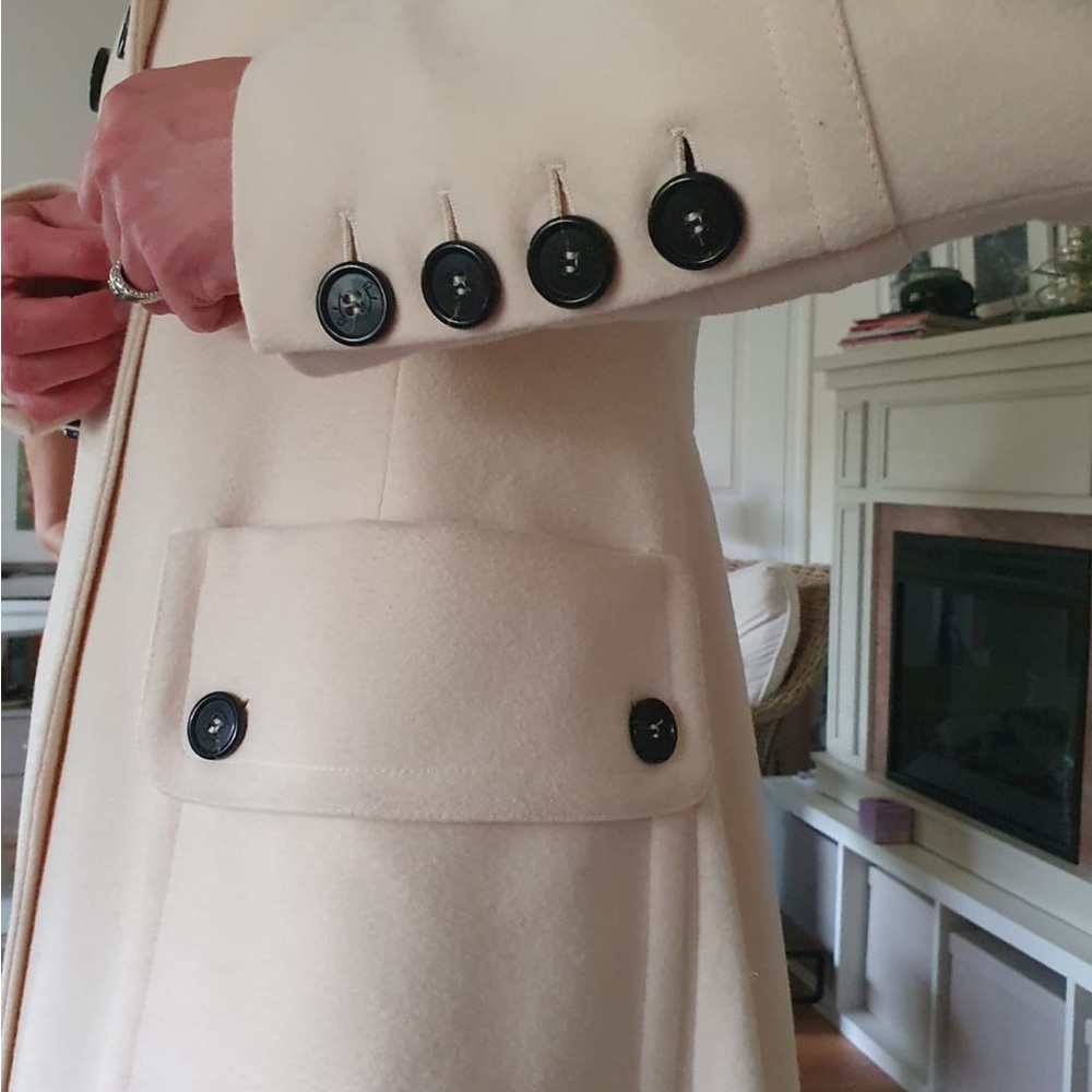 Burberry fit and flare coat size 8